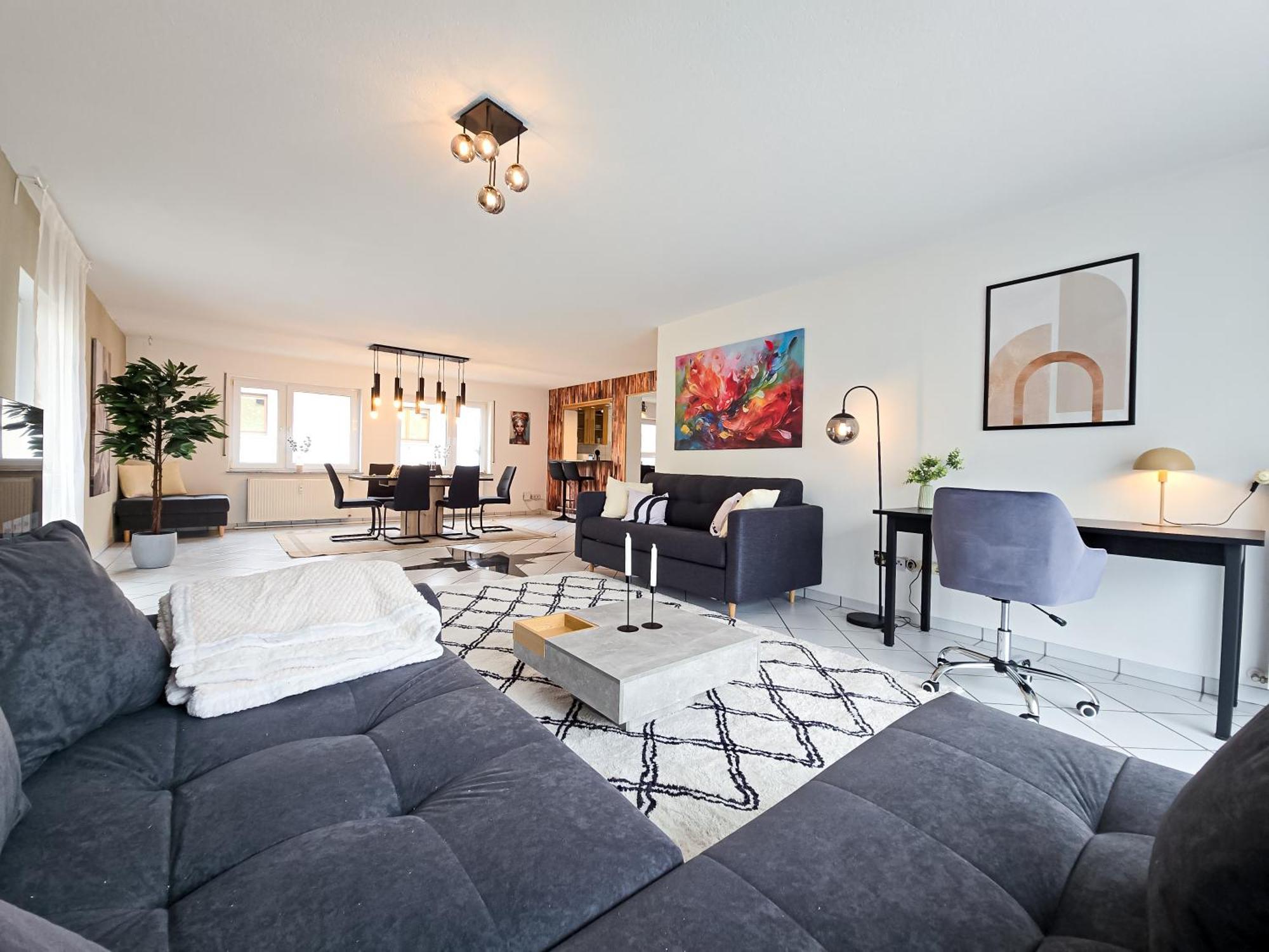 Star-Apartment - Calm, Spacious & Garden, 120M2 Nußloch Dış mekan fotoğraf