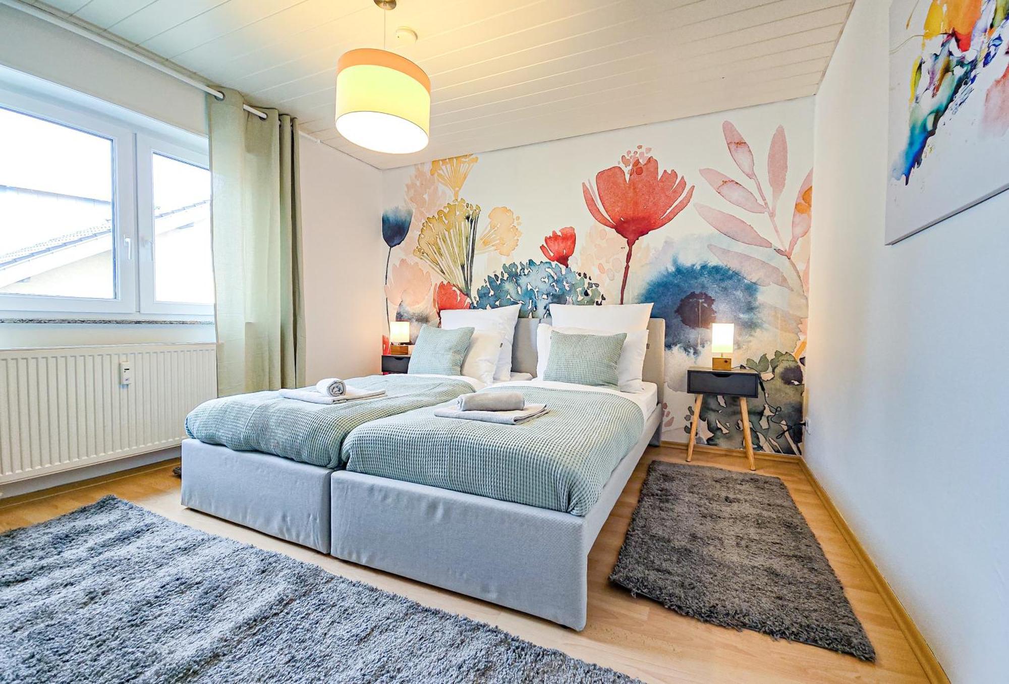 Star-Apartment - Calm, Spacious & Garden, 120M2 Nußloch Dış mekan fotoğraf